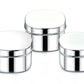 Stainless Steel Deep Square Storage Container Set of 3 Pcs, Capacity - Small: 600ml, Medium:800ml & Large:1000ml - Radiance Steel | Manufacturers of Premium stainless steel lunchbox | masala dabba | Canisters | kitchen storage containers